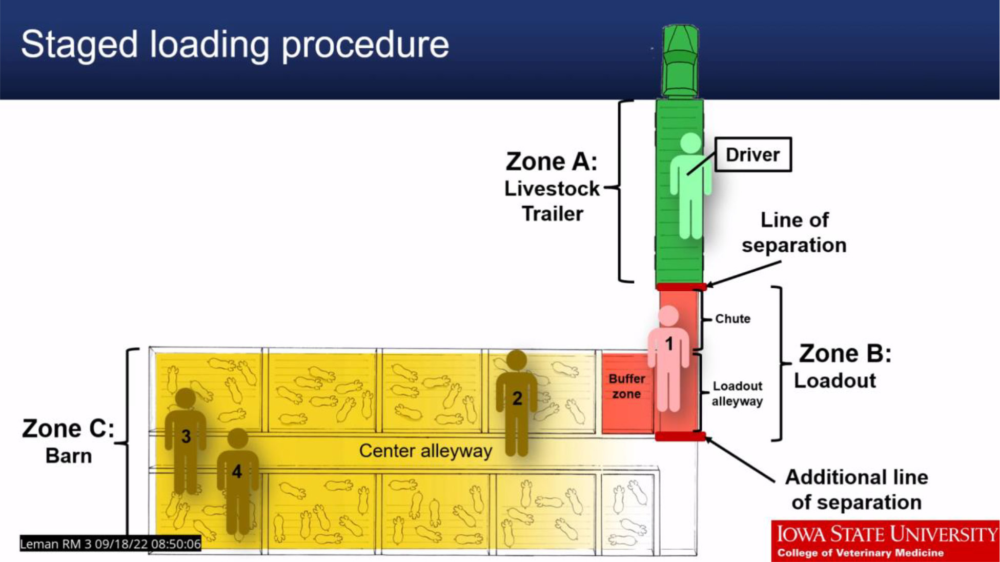 Staged loading procedure - pigs