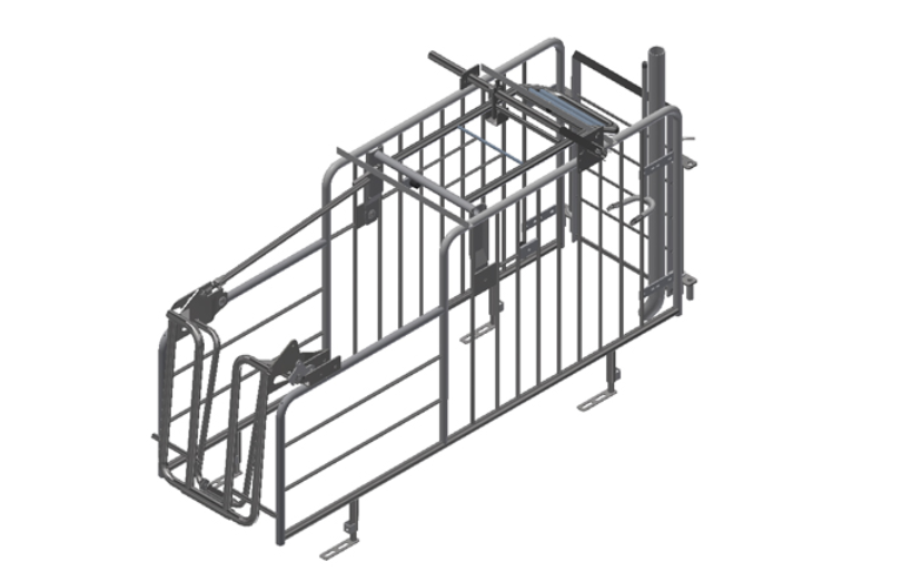 Free Access stalls feature a sow activated rear door.