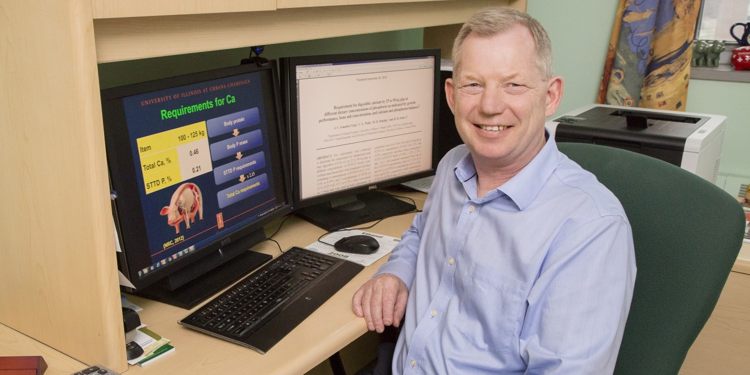 Hans H. Stein, professor in the Department of Animal Sciences and the Division of Nutritional Sciences at the University of Illinois