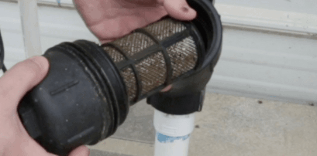 Clean or replace any filters in the system.