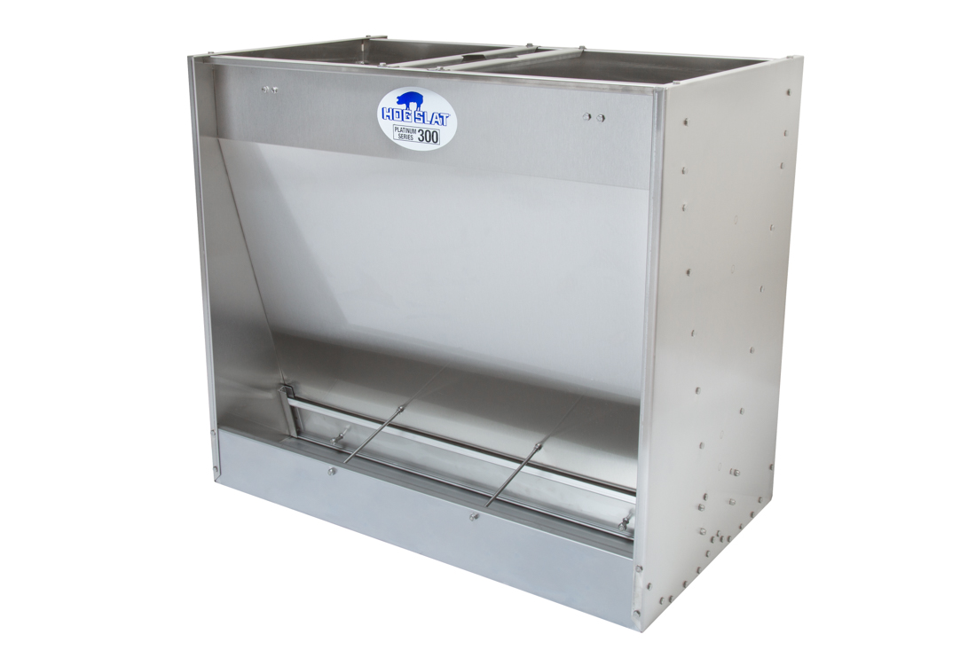 Hog Slat Finishing Feeder- Double-sided 3-space Platinum Series 300