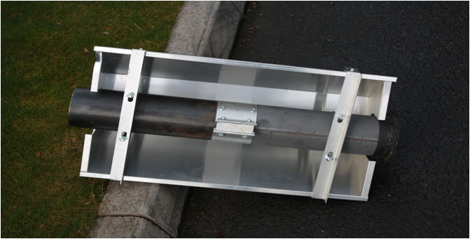 Aluminized tubing (right) provides superior corrosion resistance, higher operating temperatures, increased surface emissivity and greater life expectancy than raw rolled steel tubing alone.